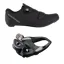 Bontrager Circuit Road Cycling Shoe in Black with Shimano 105 R7000 SPD-SL Carbon Pedals 