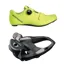 Bontrager Circuit Road Cycling Shoe in Yellow with Shimano 105 R7000 SPD-SL Carbon Pedals
