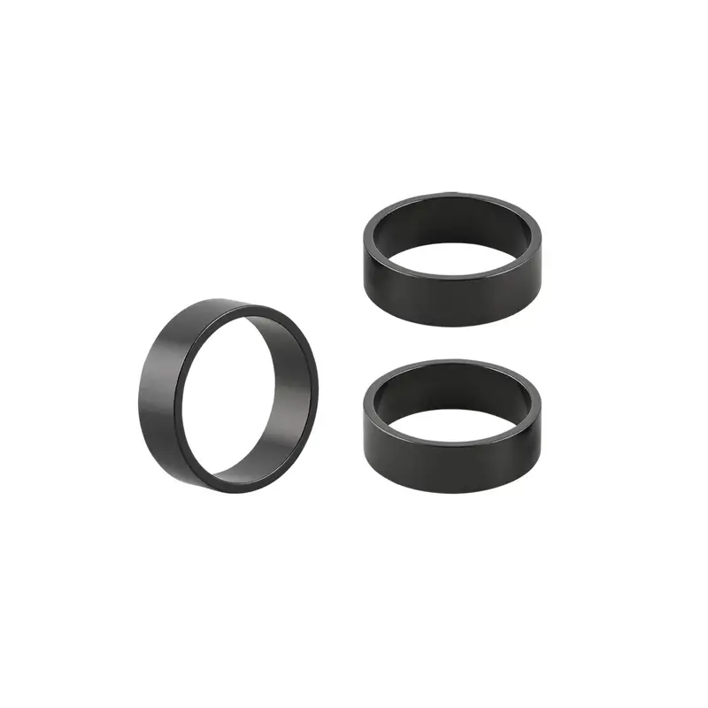 Balfes Bikes Bontrager 10mm Alloy Headset Spacer - 3 Pack in Black | Free postage over £30, £10 off first order, price match & 0% finance.