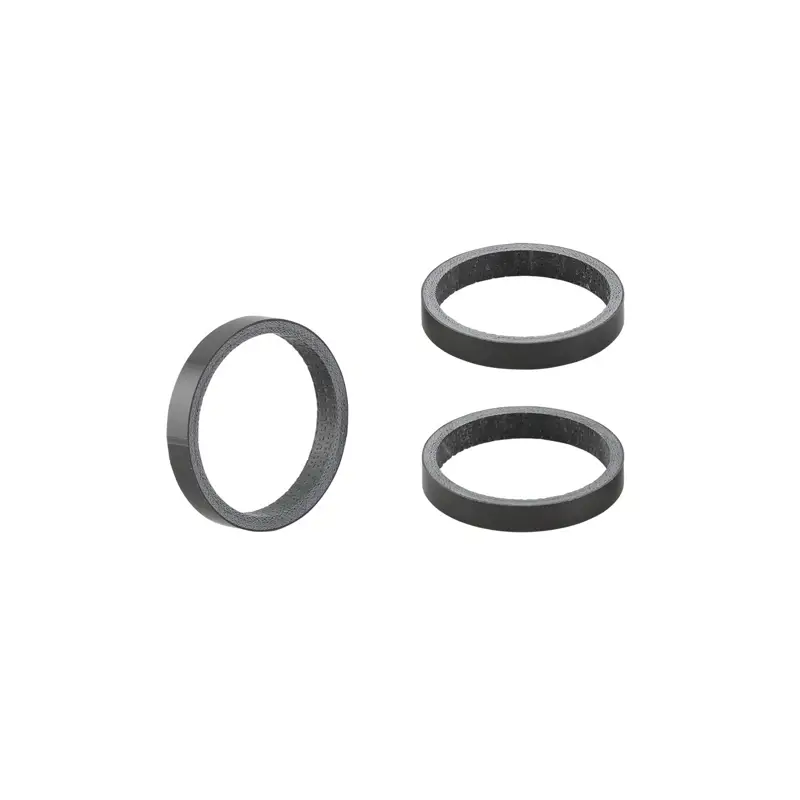 Balfes Bikes Trek Bontrager 5mm Carbon Headset Spacer - Pack of 3 in Carbon | Free postage over £30, £10 off first order, price match & 0% finance.