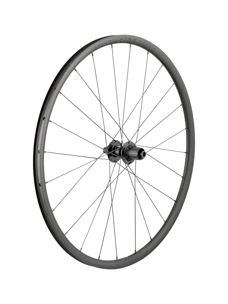 Balfes Bikes Bontrager Paradigm SL Centerlock Disc 24H Silver Nipples 700c Road Wheel in Black | Free postage over £30, £10 off first order, price match & 0% finance.