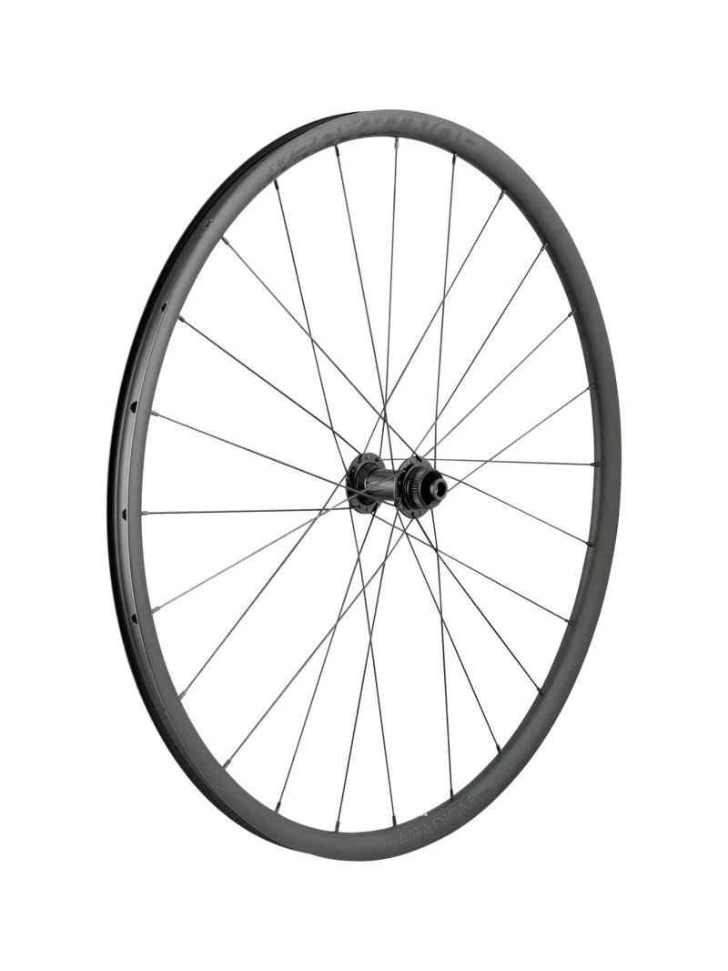 Balfes Bikes Bontrager Paradigm SL Centerlock Disc 24H Silver Nipples 700c Road Wheel in Black | Free postage over £30, £10 off first order, price match & 0% finance.
