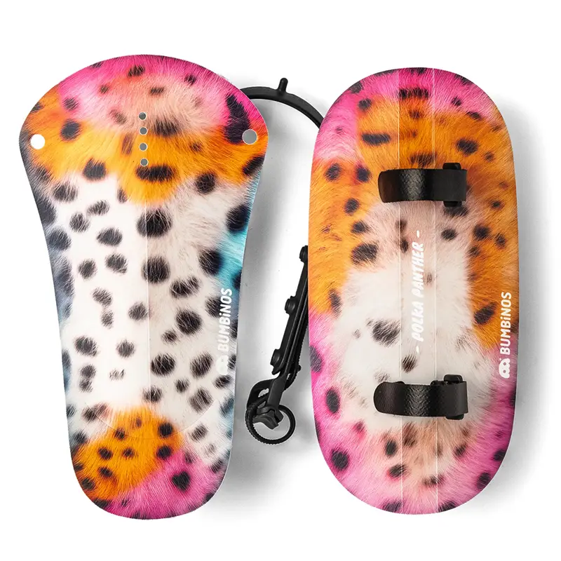 Balfes Bikes Bumbino's Rear Kids Mudguard in Polka Panther | Free postage over £30, £10 off first order, price match & 0% finance.