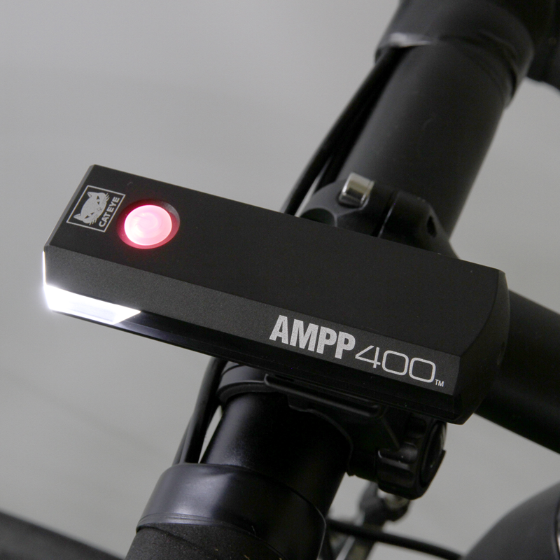 Cateye Ampp 400 Front Light In Black-1