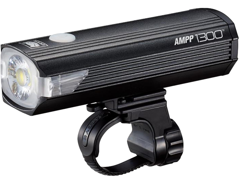 Balfes Bikes Cateye AMPP 1300 Front Bike Light in Black | Free postage over £30, £10 off first order, price match & 0% finance.