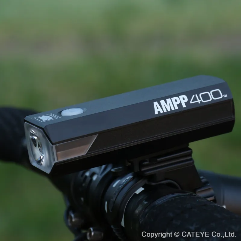 Cateye Ampp 400 Front Light In Black-2