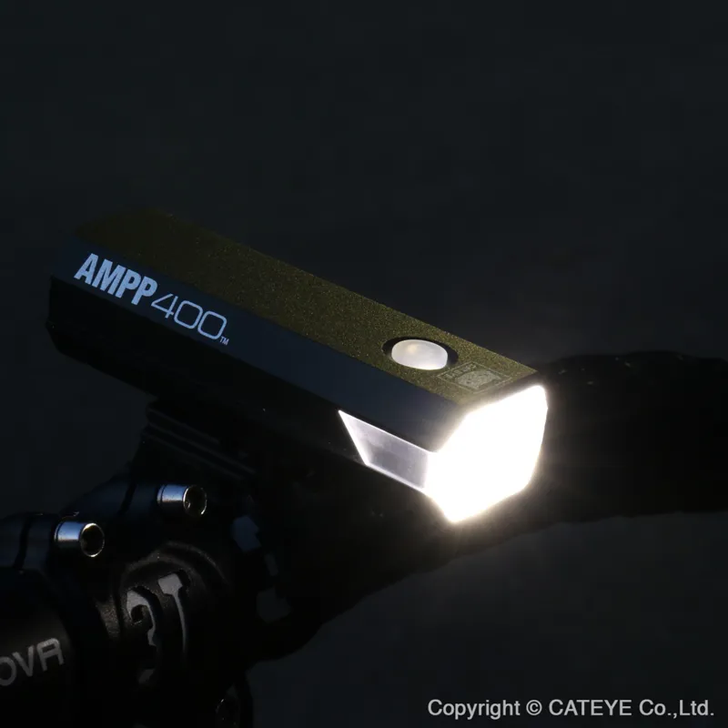 Cateye Ampp 400 Front Light In Black-3