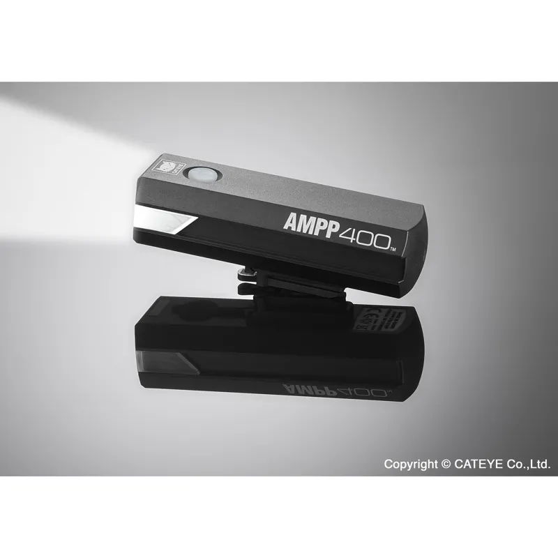 Cateye Ampp 400 Front Light In Black-6