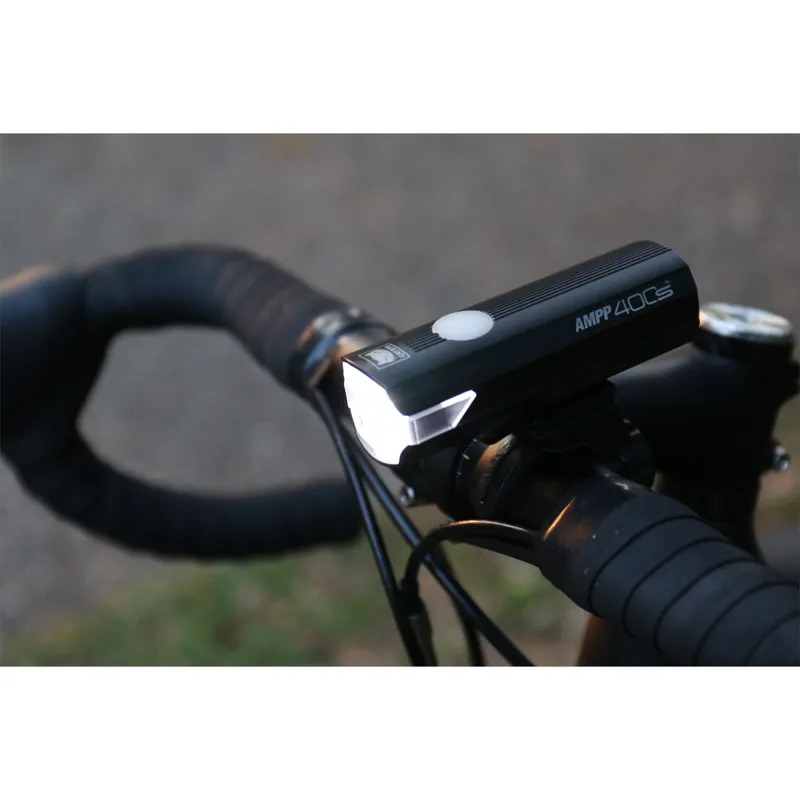 Cateye AMPP 400S Front Bike Light in Black-1
