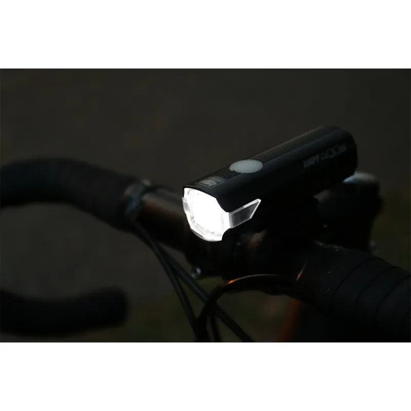 Cateye AMPP 400S Front Bike Light in Black-2