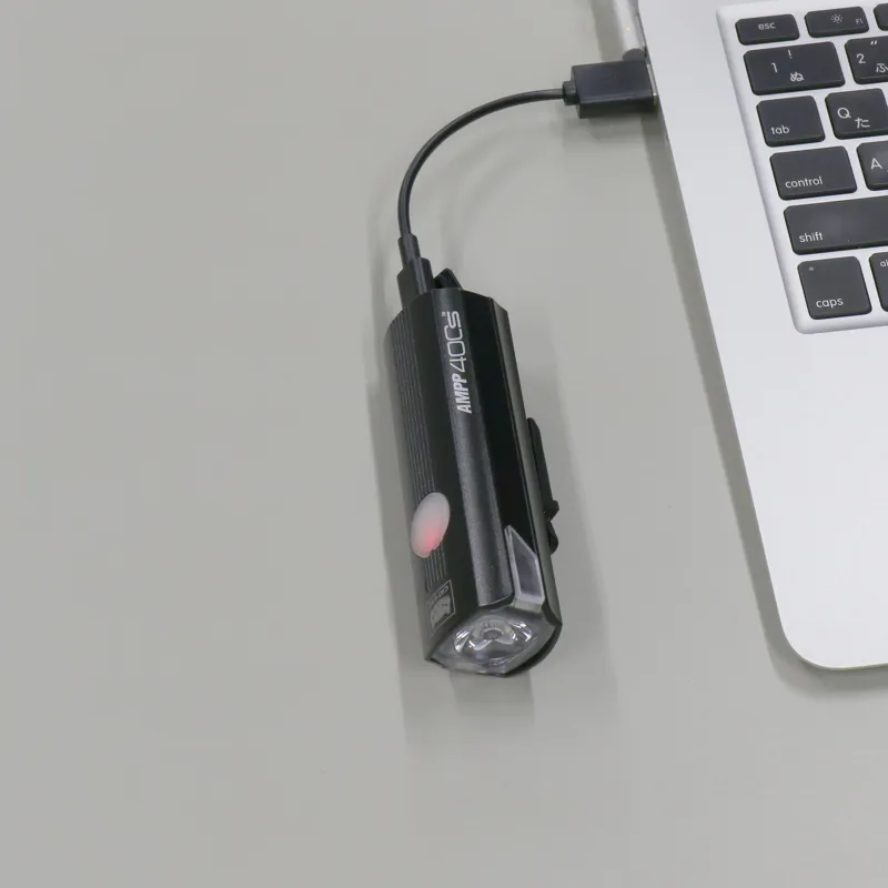 Cateye AMPP 400S Front Bike Light in Black-3