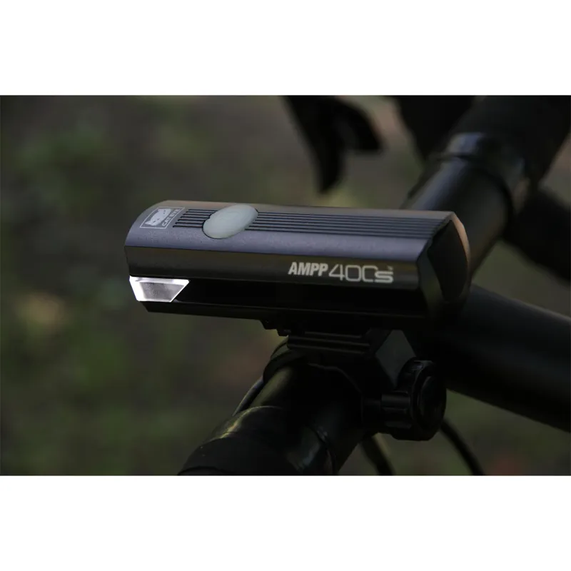 Cateye AMPP 400S Front Bike Light in Black-4