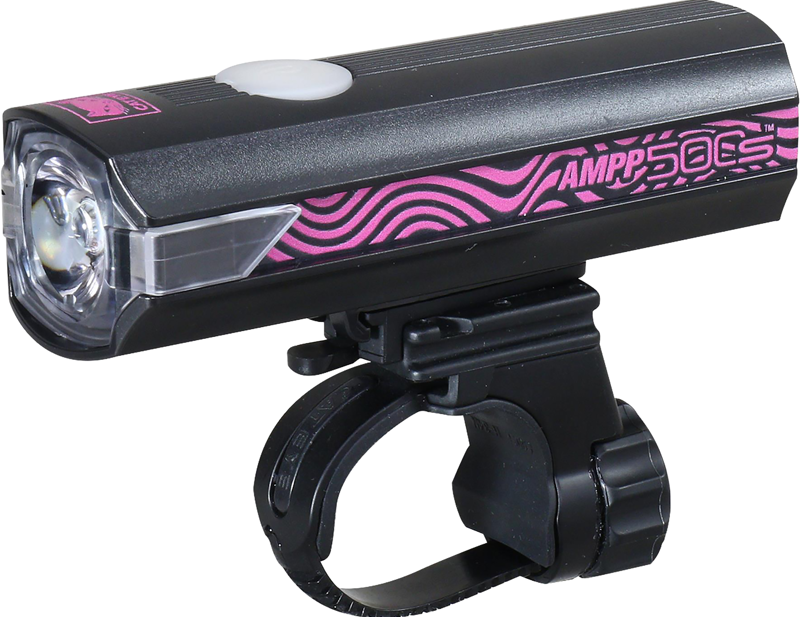 Balfes Bikes Cateye AMPP 500S Colour Edition Front Bike Light in Pink | Free postage over £30, £10 off first order, price match & 0% finance.