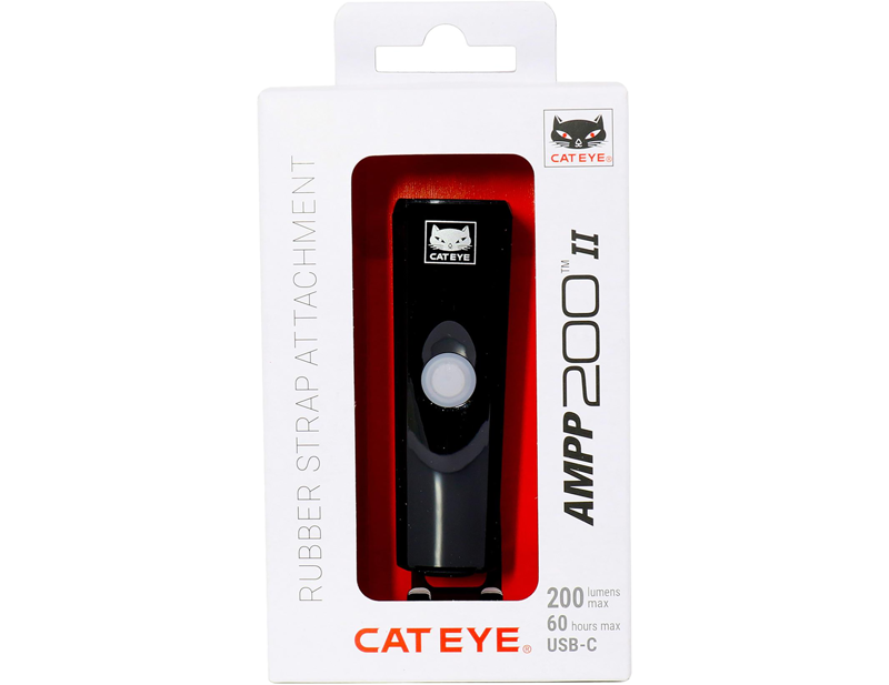 Cateye AMPP 200 II Front Light in Black-2