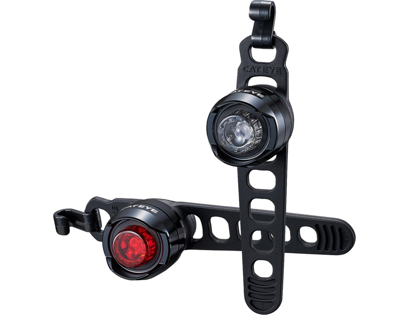 Cateye ORB II Rechargeable Light Set in Black