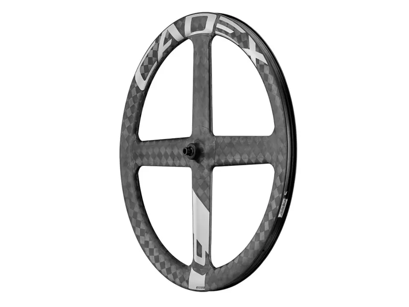CADEX Aero 4-Spoke Hookless Disc Tubeless 700c Front Wheel with CADEX Aero 4-Spoke Hookless Disc Tubeless-2