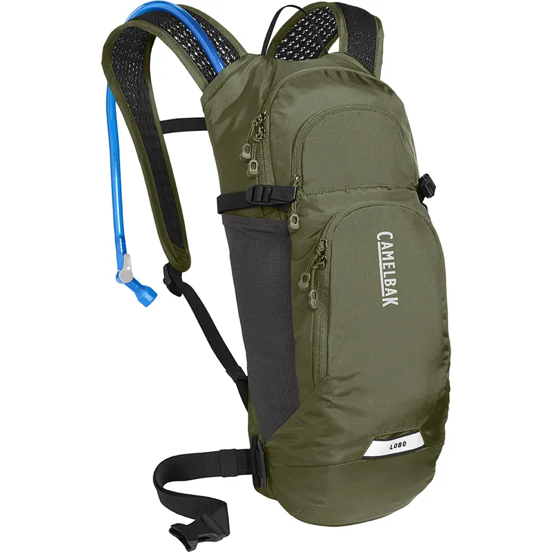 Camelbak Lobo 9L Hydration Pack With 2L Reservoir in Burnt Olive/Black
