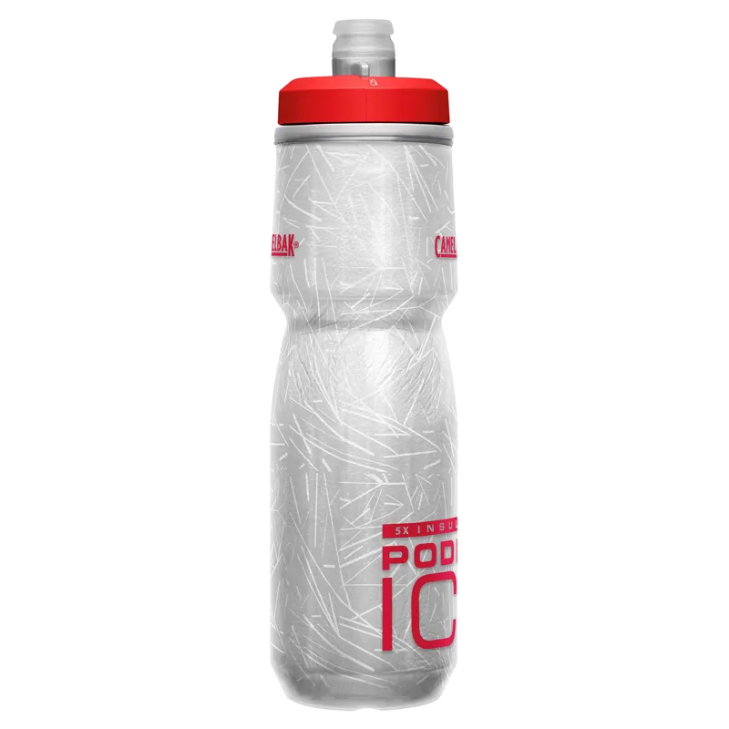 Camelbak Podium Ice Insulated Bottle in Fiery Red 600ml-1
