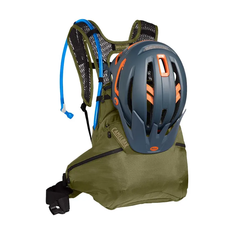 Camelbak Skyline LR Hydration Pack 10L with 3L RS in Burnt Olive/Kelp-3