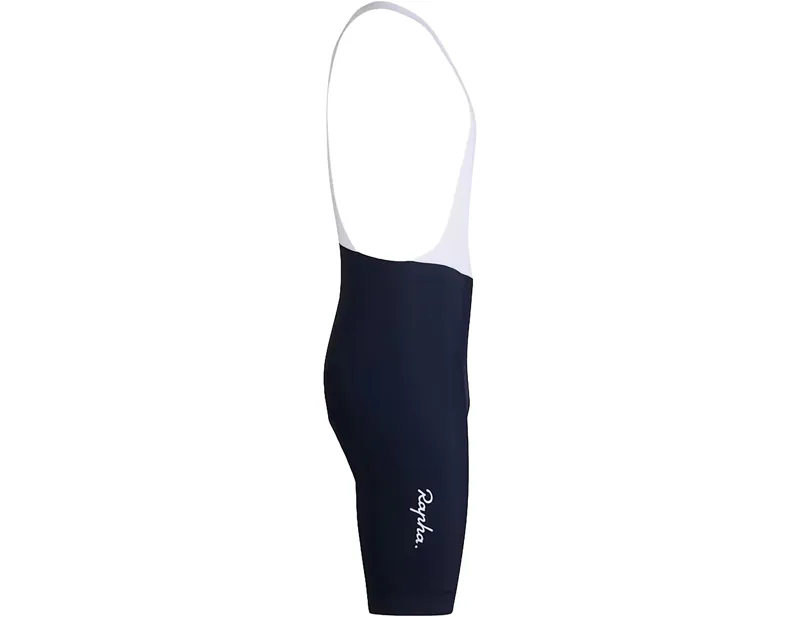 Rapha Core Bib Shorts in Dark Navy/White-3