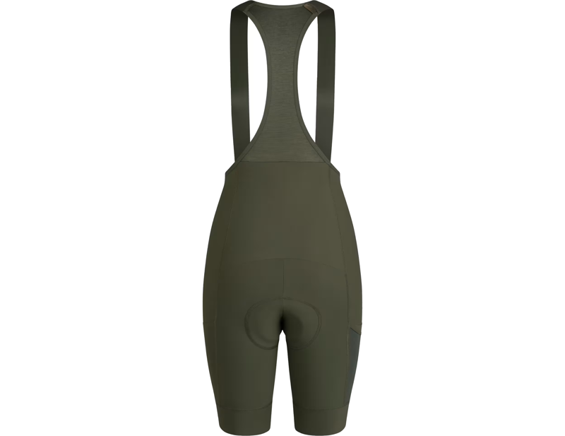 Rapha Women's Brevet Element Bib Shorts in Deep Depths Green-1