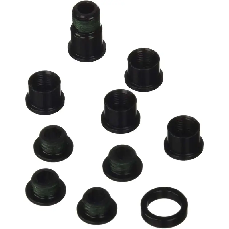 Balfes Bikes Sram SRAM Spare - Crank Chainring Bolt Kit Red Hidden Bolt 5/Arm Aluminium Black SRAM Spare - C | Free postage over £30, £10 off first order, price match & 0% finance.