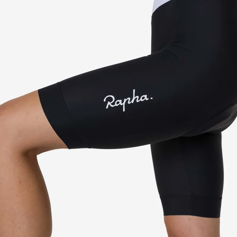 Rapha Core Women's Bib Shorts in Black/Black-5