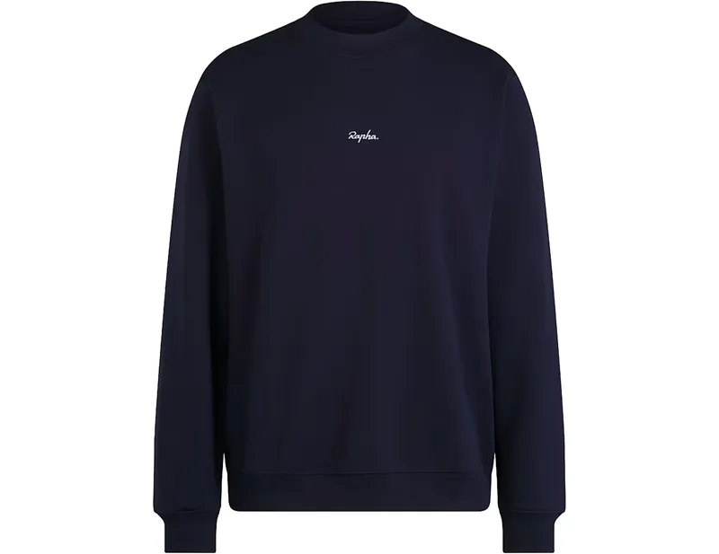 Balfes Bikes Rapha Heavyweight Cotton Sweatshirt in Dark Navy/White | Free postage over £30, £10 off first order, price match & 0% finance.