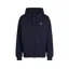 Rapha Heavyweight Cotton Zip Hoodie in Dark Navy/White