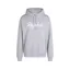 Rapha Heavyweight Cotton Large Logo Hoodie in Grey/White