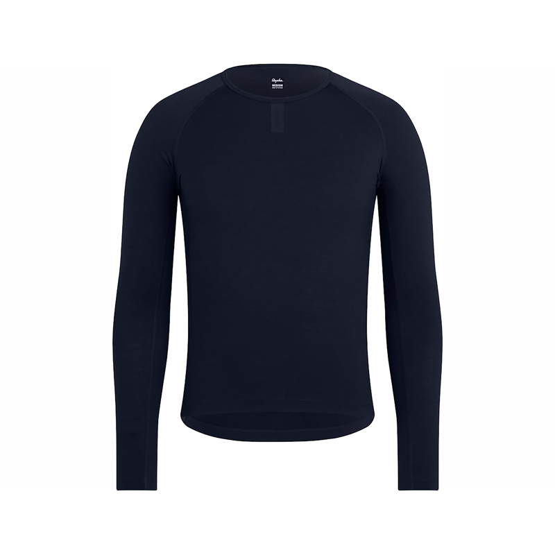 Balfes Bikes Rapha Men's Merino Long Sleeve Base Layer in Dark Navy/Dark Navy | Free postage over £30, £10 off first order, price match & 0% finance.