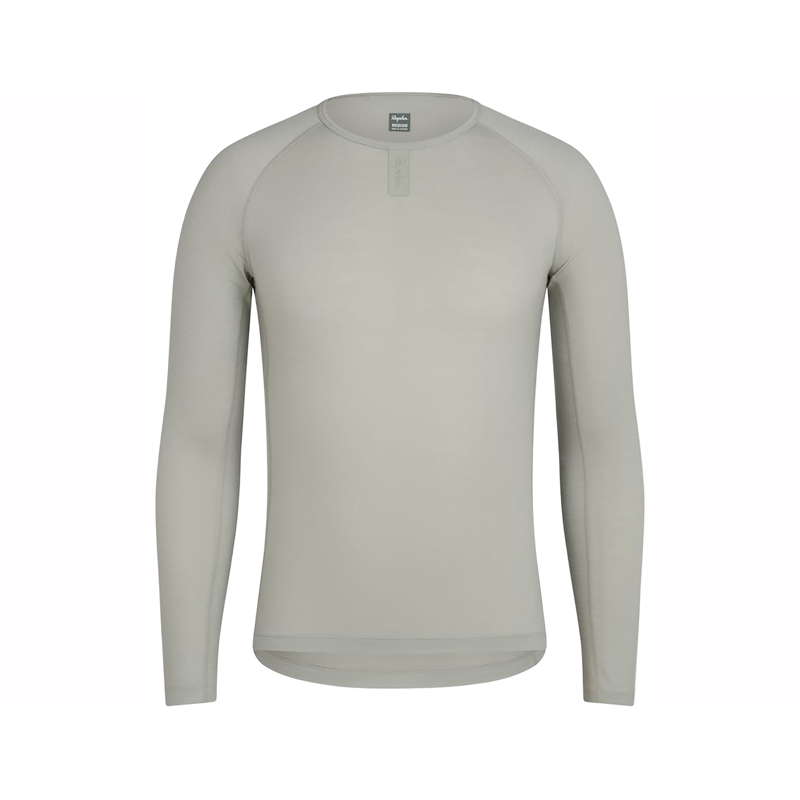 Balfes Bikes Rapha Men's Merino Long Sleeve Base Layer in Seagrass/Seagrass | Free postage over £30, £10 off first order, price match & 0% finance.