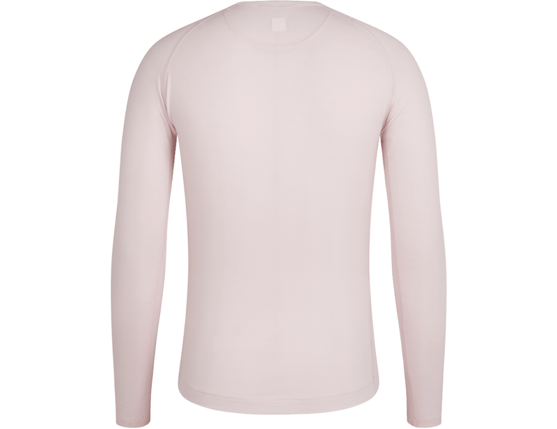 Rapha Men's Long Sleeve Merino Base Layer in Soft Rose/Blush-1