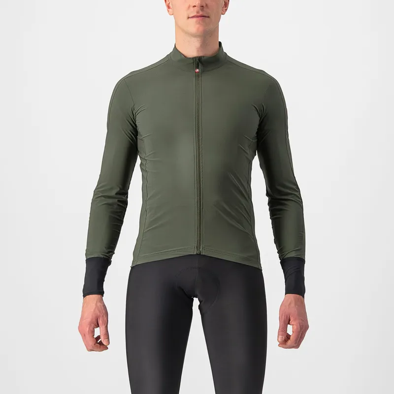 Castelli Flight Long Sleeve Air Jersey in Green Tea