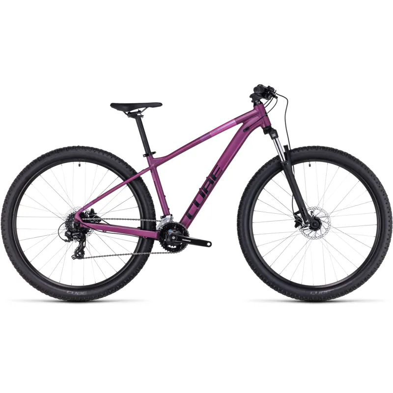 Cube Access WS Womens Mountain Bike 2024 in Dark Purple Pink