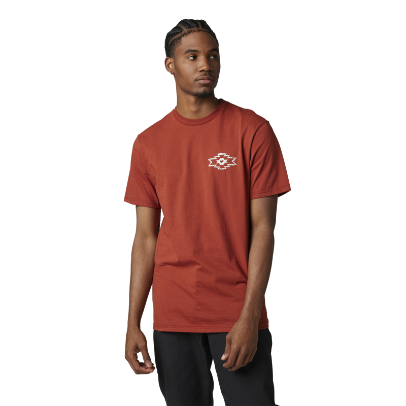 Fox Racing Full Flux Short Sleeve Premium T-Shirt in Copper