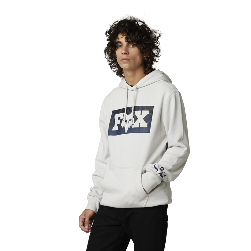 Fox Racing Nuklr Pullover Fleece in Light Grey