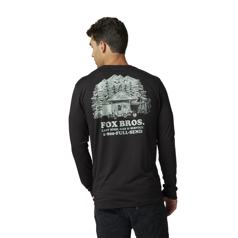 Fox Racing Out and About Long Sleeve Tech T-Shirt in Black-1
