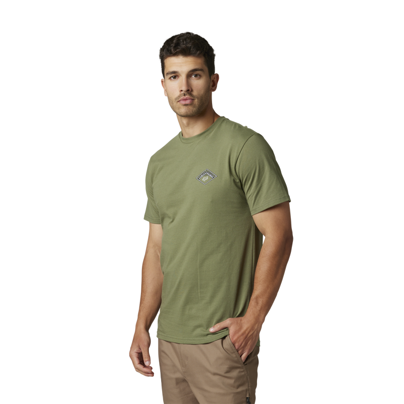 Fox Racing Still In Fox Short Sleeve Premium T-Shirt in Army