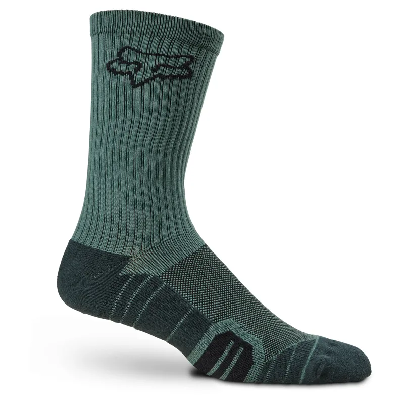Fox Racing 8 In Ranger Cushion Socks in Sea Foam
