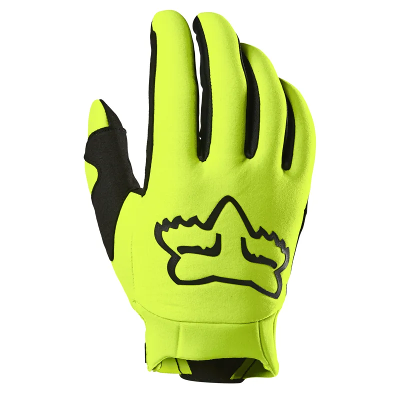 Fox Racing Defend Thermo Off Road Winter Gloves in Fluorescent Yellow