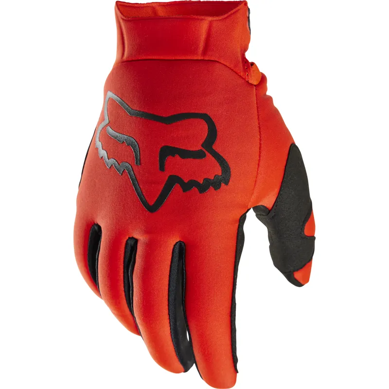 Fox Racing Defend Thermo Off Road Winter Gloves in Orange Flame