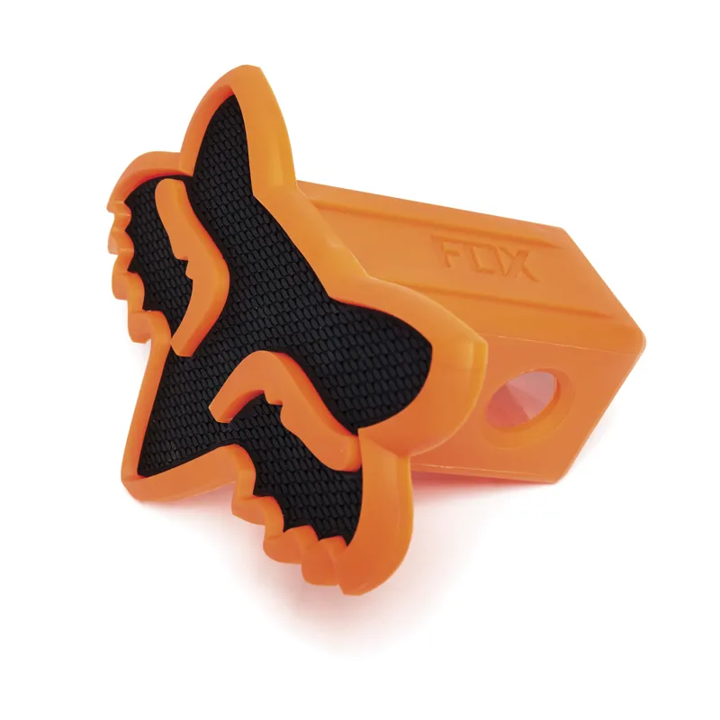 Fox Racing Fox Head Trailer Hitch Cover in Black/Orange