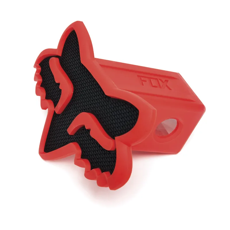 Fox Racing Fox Head Trailer Hitch Cover in Black/Red