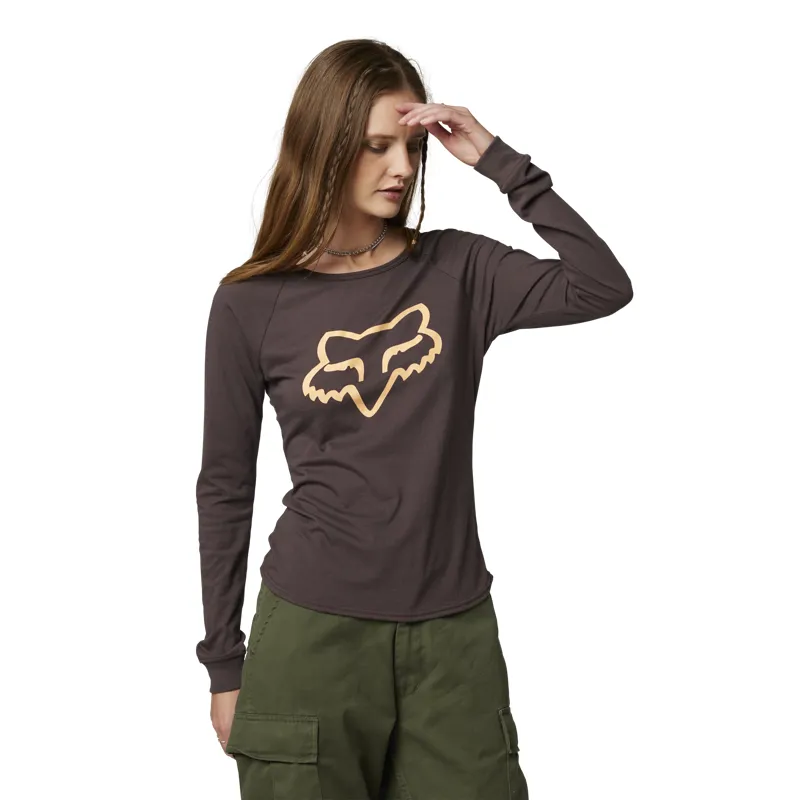 Fox Racing Women's Boundary Long Sleeve Top in Purple