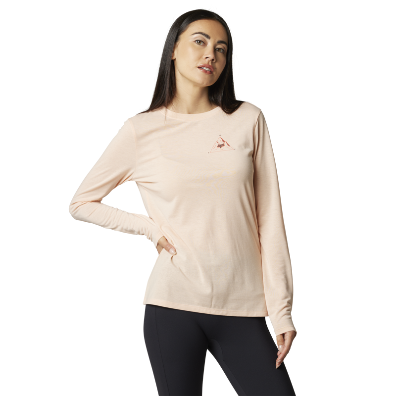 Fox Racing Finisher Long Sleeve Women's Tech T-Shirt in Light Pink