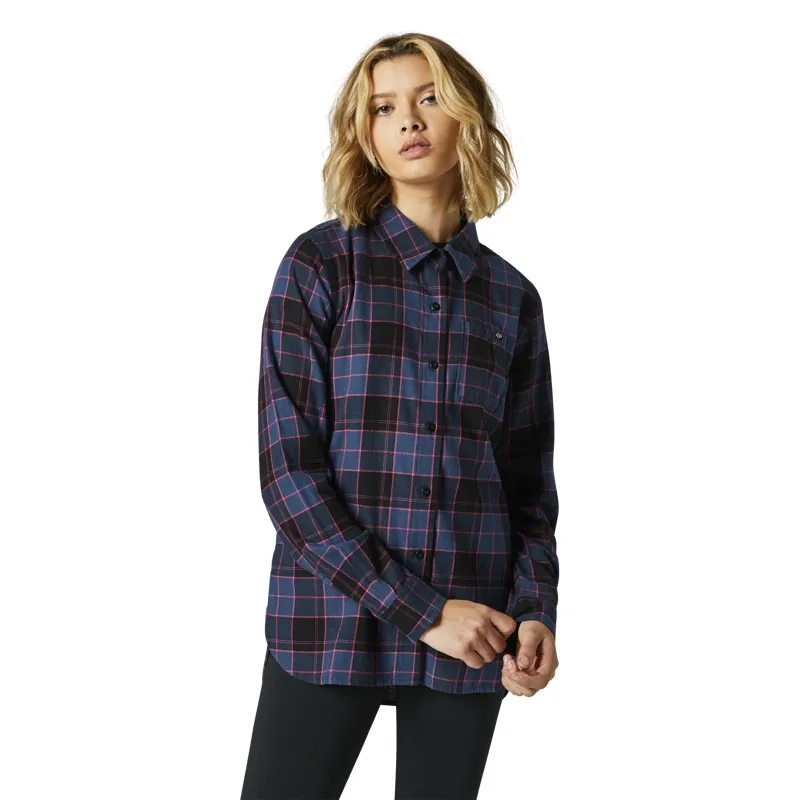 Fox Racing Pines Women's Flannel Shirt in Purple