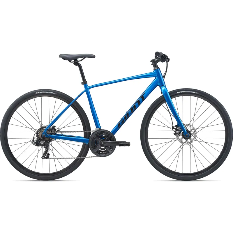 Giant Escape 3 Disc Hybrid Bike 2022 in Metallic Blue
