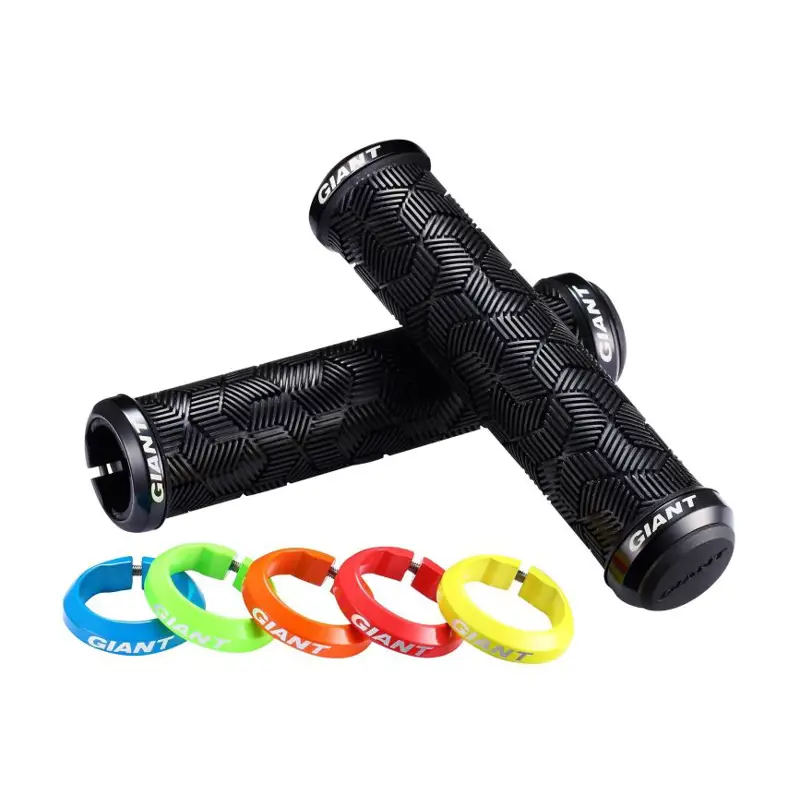 Balfes Bikes Giant Tactal Double Lock-On Grips in Black | Free postage over £30, £10 off first order, price match & 0% finance.