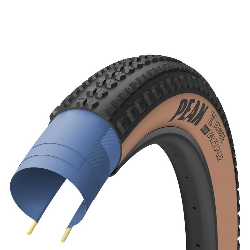 Goodyear Peak Ultimate A/T Tubeless MTB Tyre in Tan 27.5x2.5-1